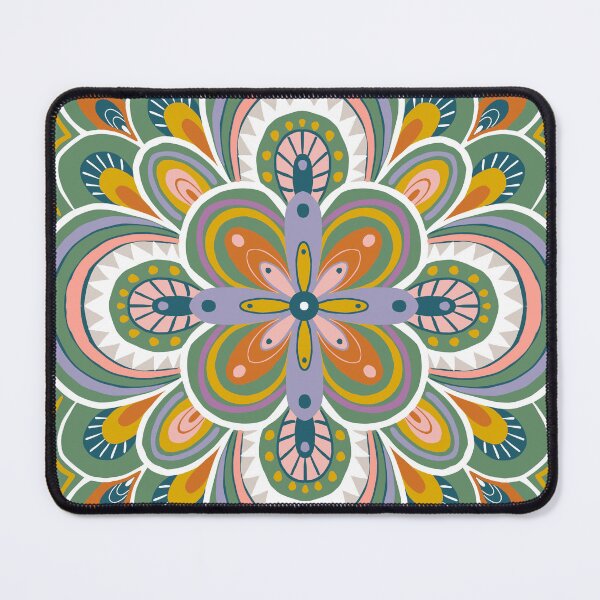Item preview, Green Flower Tile designed and sold by Janet Broxon.