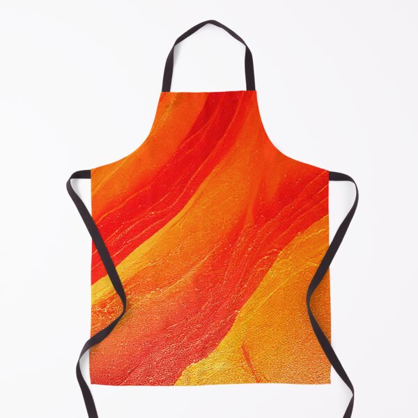 Item preview, Orange And Gold Marble A-Line Dress designed and sold by skolfid brows ⭐⭐⭐⭐⭐ (5.0).