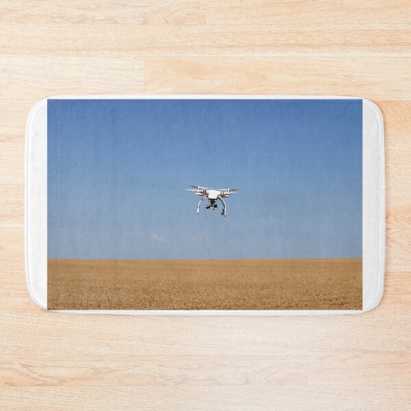 Item preview, a drone flies over a wheat field agriculture designed and sold by goceris.