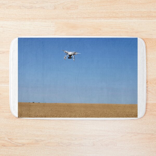 Item preview, a drone flies over a wheat field  designed and sold by goceris.