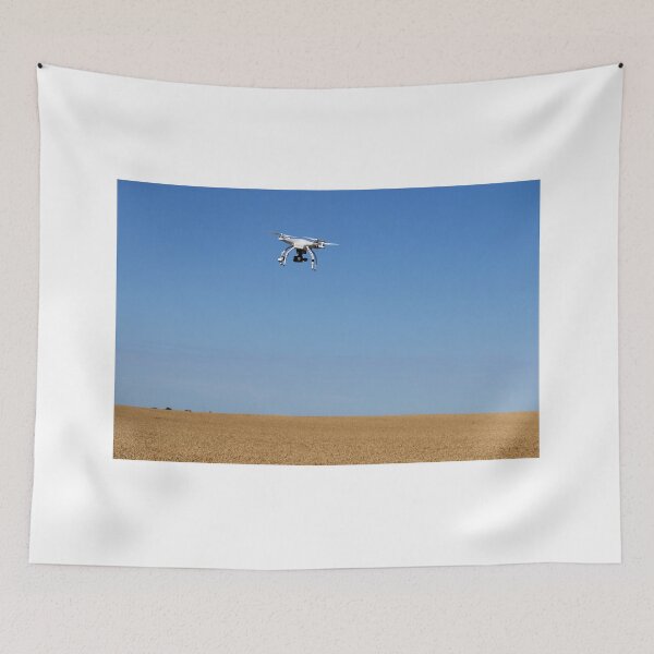 Item preview, a drone flies over a wheat field  designed and sold by goceris.