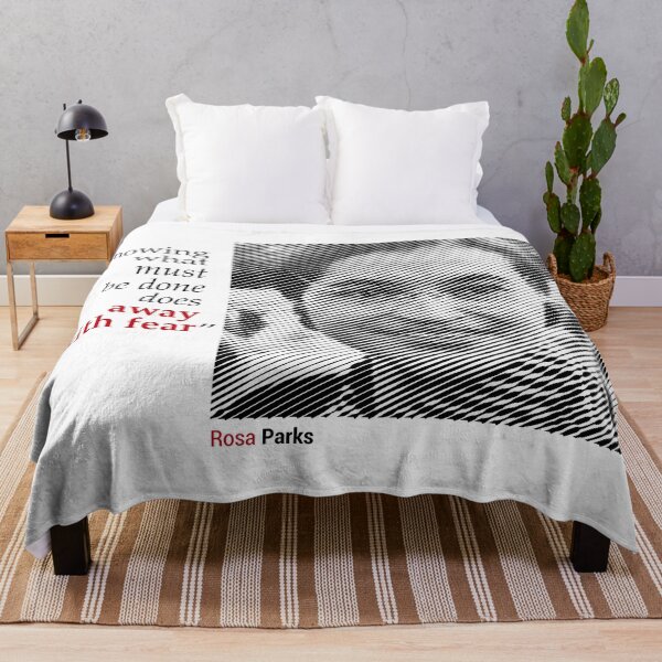 Item preview, Rosa Parks' Portrait with a Leadership Quote designed and sold by emotica.