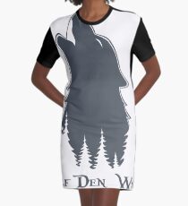Wolf Den Winery v2 Graphic T-Shirt Dress