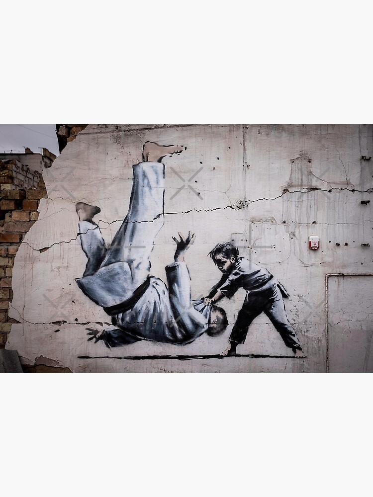 Discover Banksy - Judo Boy Premium Matte Vertical Poster