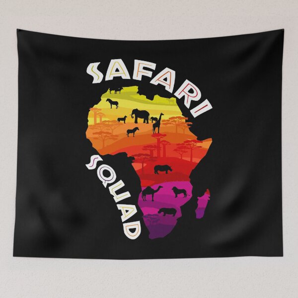 Item preview, Safari Squad African Safari Animals Funny Zoo Animal Lovers designed and sold by Toranai.