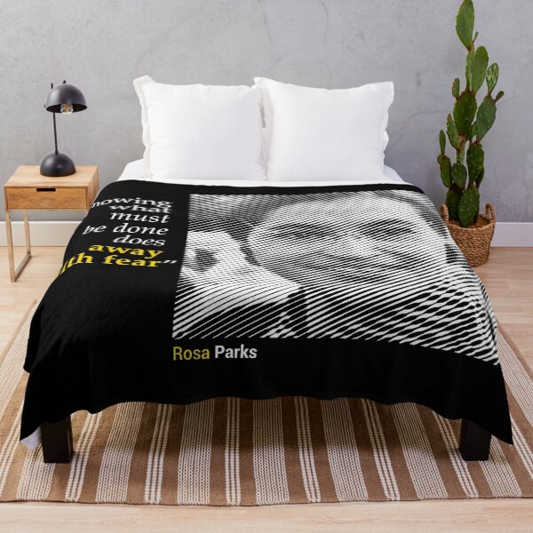 Item preview, Rosa Parks' Portrait with a Leadership Quote (inverse) designed and sold by emotica.