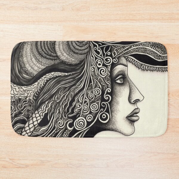 Item preview, Zentangle beauty (4/4) designed and sold by sabantha.