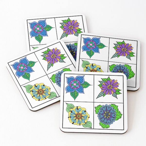 Item preview, Zentangle Florals designed and sold by PaperieJennifer.