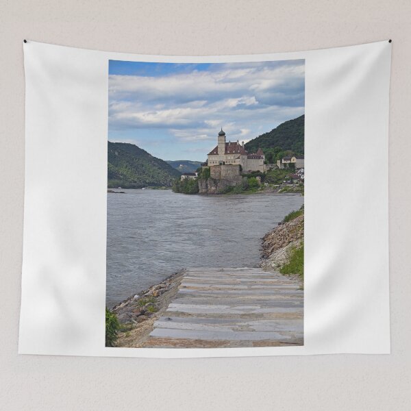 Item preview, Schonbuhel castle on Danube river in Wachau valley landscape Austria designed and sold by goceris.