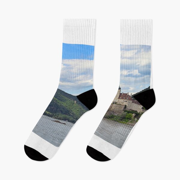 Item preview, Schonbuhel castle on Danube river in Wachau valley landscape designed and sold by goceris.