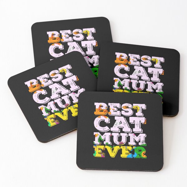 Item preview, Best Cat Mum Ever Slogan designed and sold by PetSafari.