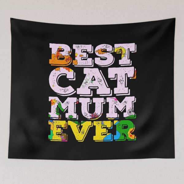 Item preview, Best Cat Mum Ever Slogan designed and sold by PetSafari.
