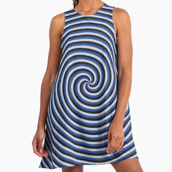 princess polly baby blue dress Optical Illusion Hexagon Honeycomb Gray White Black Hole Vortex