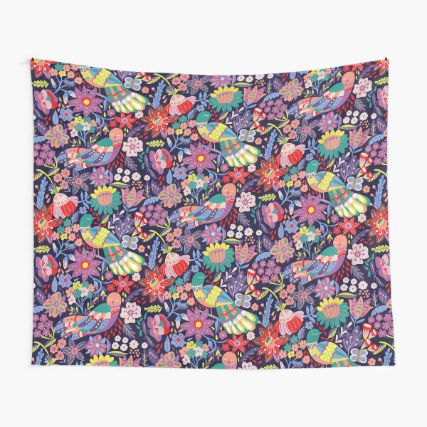 Hidden Birds Tapestry