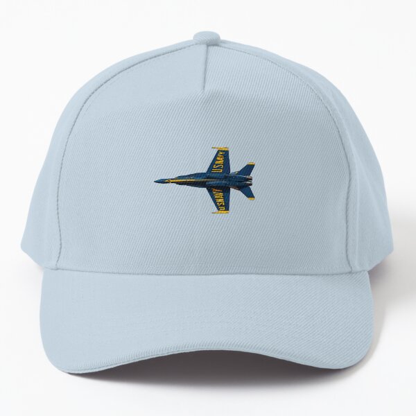 US Navy Blue Angels Hat Mens Adjustable Blue Strap Baseball Cap Fly  Airplane Jet