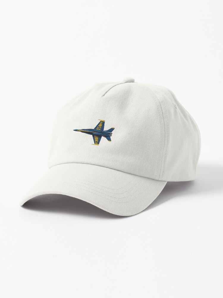 US Navy Blue Angels Hat Mens Adjustable Blue Strap Baseball Cap Fly  Airplane Jet