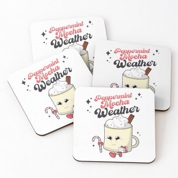 Item preview, Peppermint Mocha Holiday Coffee Weather designed and sold by WonderfullyDC.