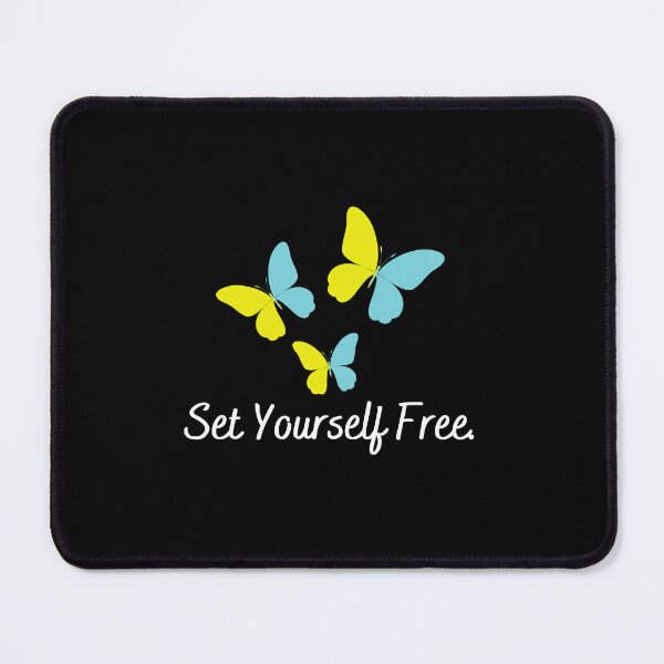 Item preview, Set Yourself Free Inspirational Quote designed and sold by XbaeX.