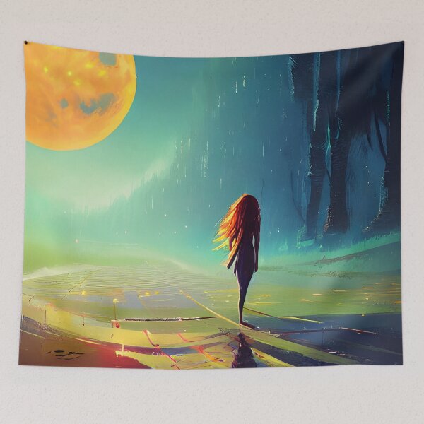 Item preview, Moon Walk designed and sold by AbstractlyArt.