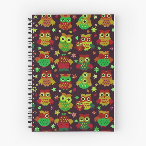 Item preview, Cartoon owls colorful seamless pattern for kids designed and sold by deepakrode7.