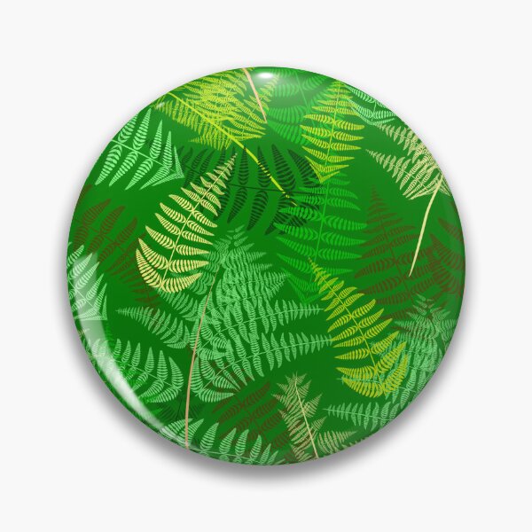 Item preview, Ferns Greens and Golds Half-Drop Repeat 5748 designed and sold by Art in My Loft.