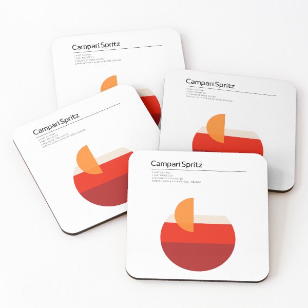Item preview, Minimalist Campari Spritz | No B/G designed and sold by brocccoli.