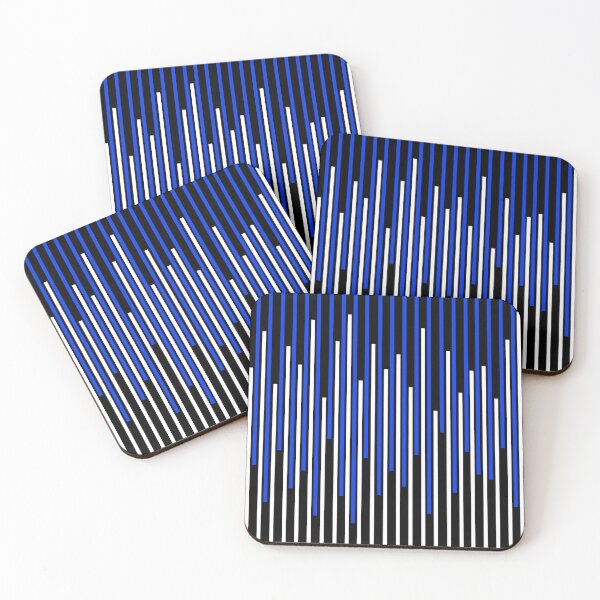 Item preview, Abstract geometric pattern - blue. designed and sold by K.S ART.