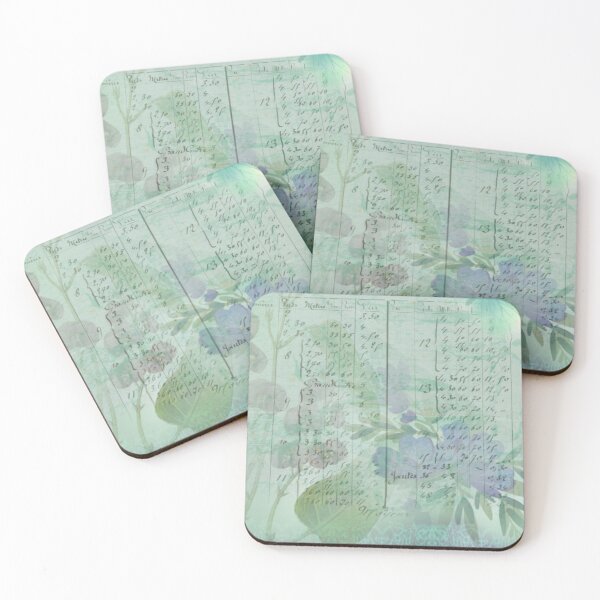 Item preview, Vintage Floral Collage Background Print designed and sold by PaperieJennifer.