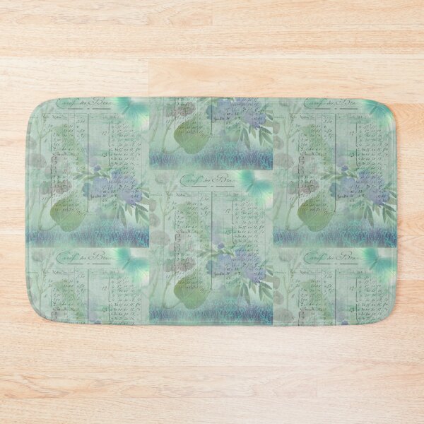 Item preview, Vintage Floral Collage Background Print designed and sold by PaperieJennifer.