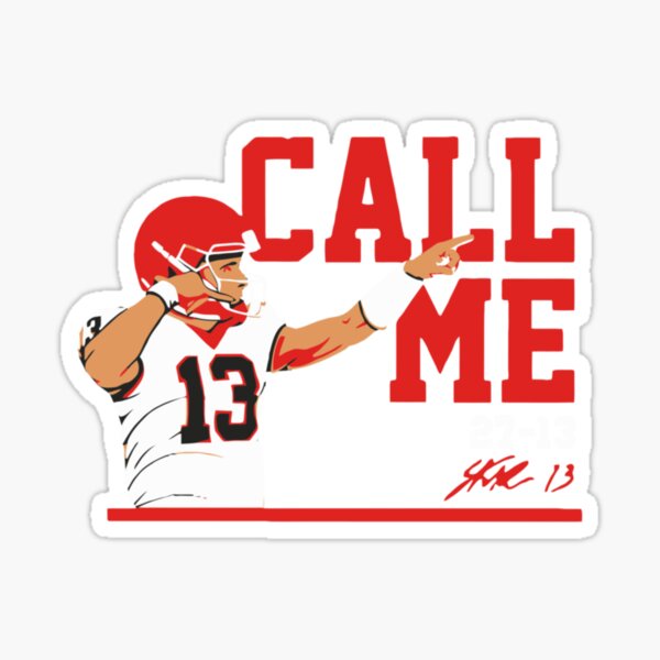 stetson bennett call me Sticker