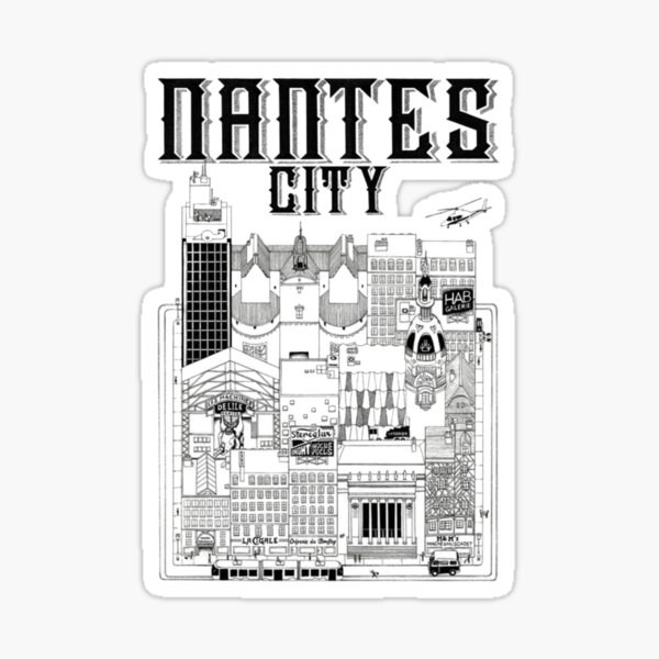 Nantes city Sticker