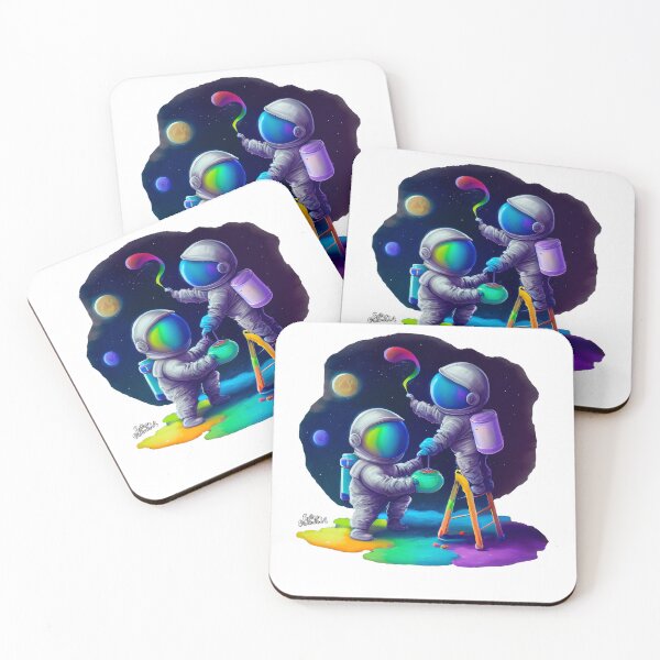 Item preview, Astronauts Painting Space designed and sold by extraordinar-ia.