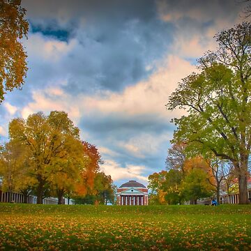 Artwork thumbnail, October at The University of Virginia by Viv Thompson Photography 