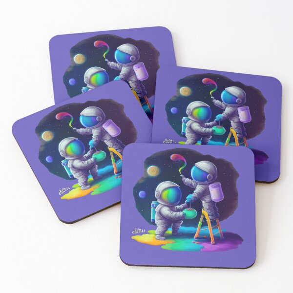 Item preview, Astronauts Painting Space designed and sold by extraordinar-ia.