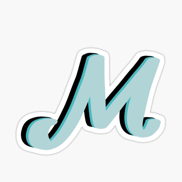 Letter M Stickers | Redbubble