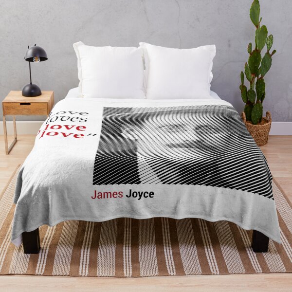 Item preview, James Joyce's Portrait with a Love Quote designed and sold by emotica.