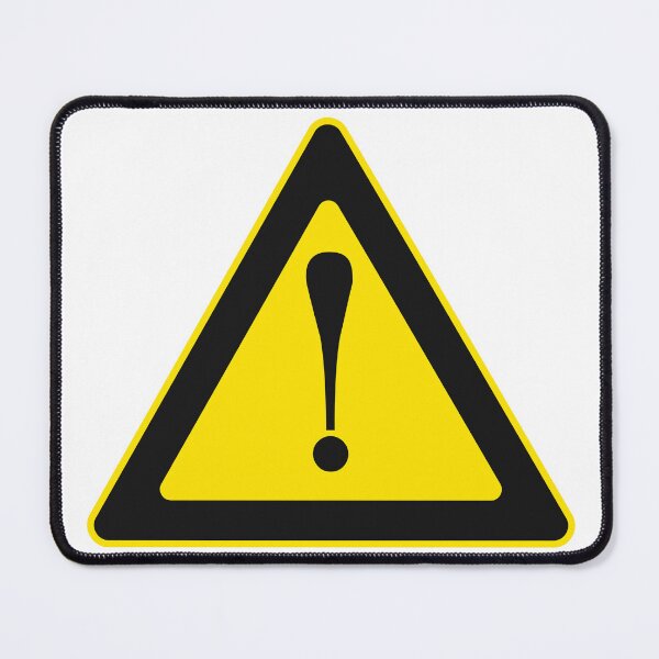 Item preview, caution sign Sticker, warning sign designed and sold by vikyky.