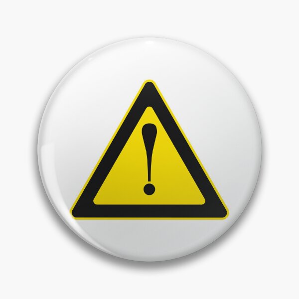 Item preview, caution sign Sticker, warning sign designed and sold by vikyky.