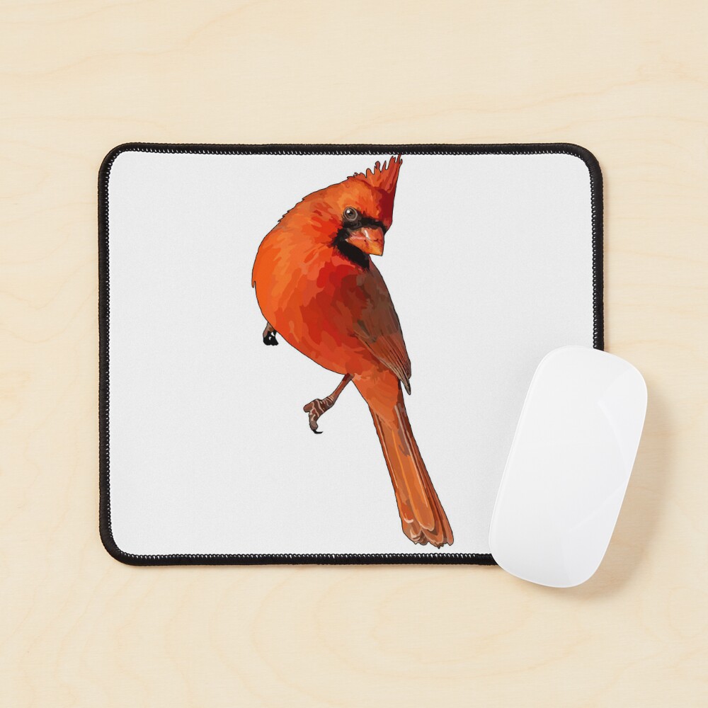 St. Louis Cardinals wood background style mousepad, square