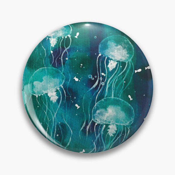 Item preview, Floating translucent jellyfish  designed and sold by artbysarahallen.