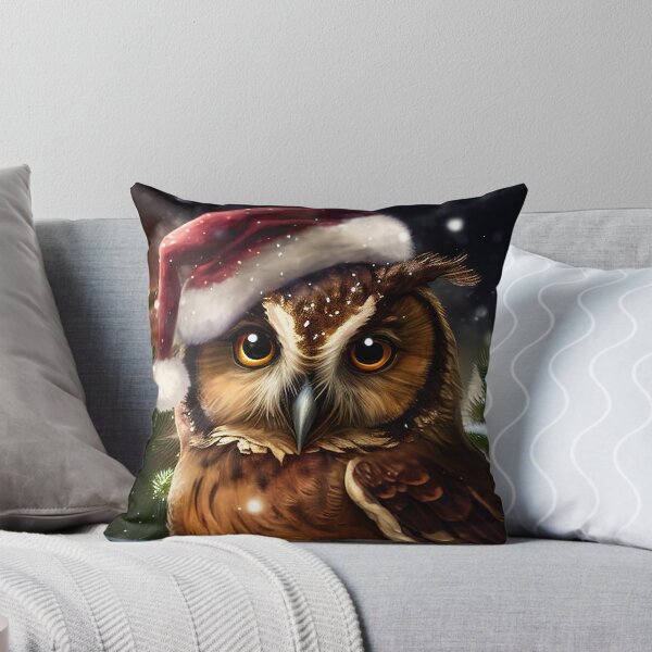 Item preview, A Christmas Owl designed and sold by TheBaconStudio.