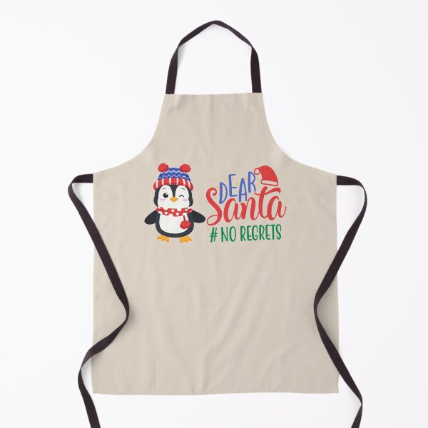 Item preview, Dear Santa # No Regrets - Cute Penguin in Winter Outfit designed and sold by Trinket-Trickster.