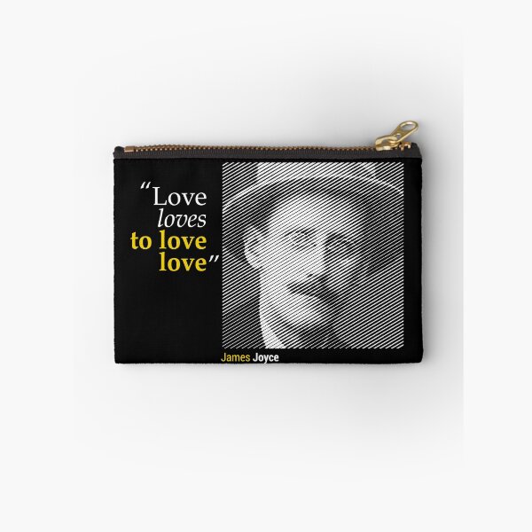 Item preview, James Joyce's Portrait with a Love Quote (inverse) designed and sold by emotica.