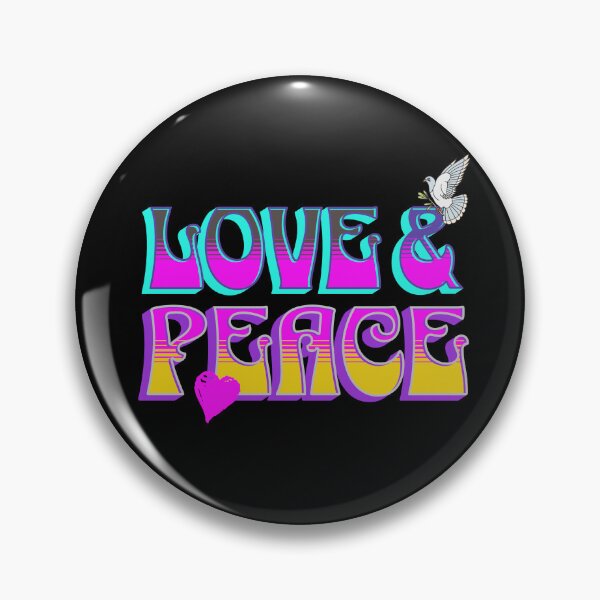 Item preview, Love & Peace designed and sold by Crazy Crow.