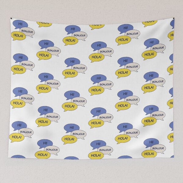 Item preview, Hi Hola Bonjour Greetings  designed and sold by XbaeX.