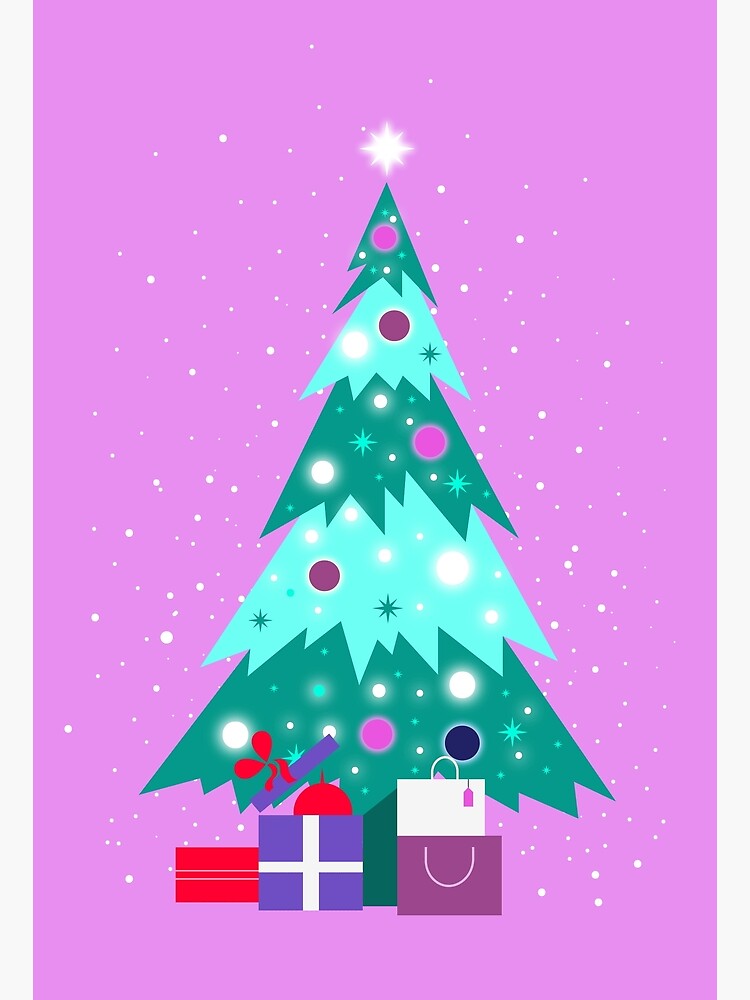 christmas-tree-poster-for-sale-by-jelezniacbianca-redbubble