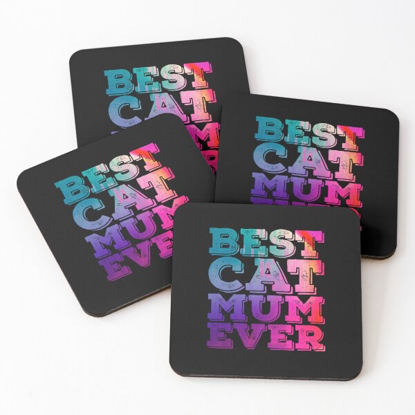 Item preview, Best Cat Mum Ever Slogan designed and sold by PetSafari.