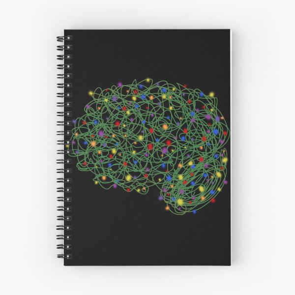 Item preview, Festive Christmas Holiday Merry Brain Cerebral Cortex Psych Psychology Neuro Neurology Neurons designed and sold by hopecope.