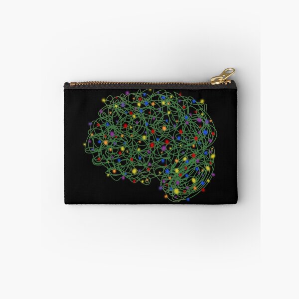 Item preview, Festive Christmas Holiday Merry Brain Cerebral Cortex Psych Psychology Neuro Neurology Neurons designed and sold by hopecope.