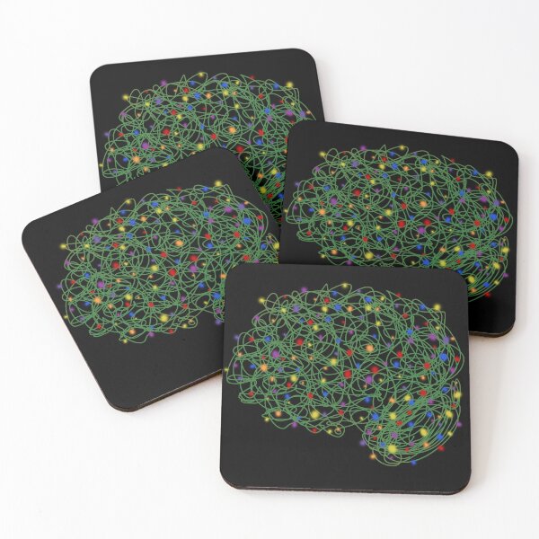 Item preview, Festive Christmas Holiday Merry Brain Cerebral Cortex Psych Psychology Neuro Neurology Neurons designed and sold by hopecope.